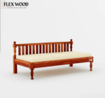 Tunop divan with mattress (walnut finish) - Image 5