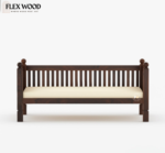 Kdric Divan with mattress (walnut finish) - Image 2