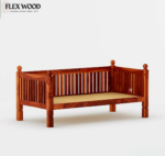 Kdric Divan with mattress (walnut finish) - Image 5