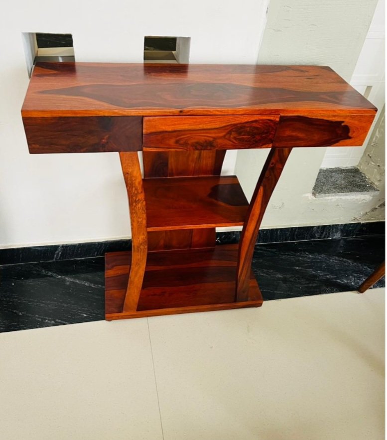 Osla solid woodConsole Table(teak finish) photo review