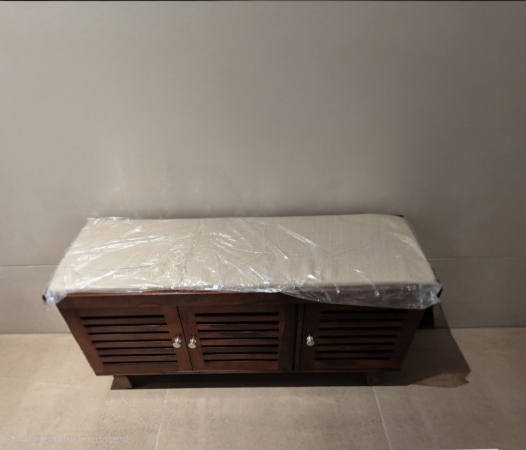 Drake solid sheesam wood shoe rack (Honey finish) photo review