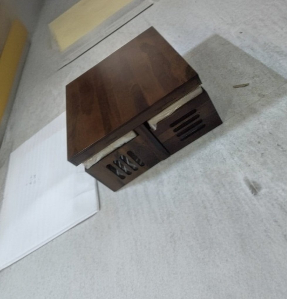 Arabia solid wood  Coffee Table with Stool(honey finish) photo review