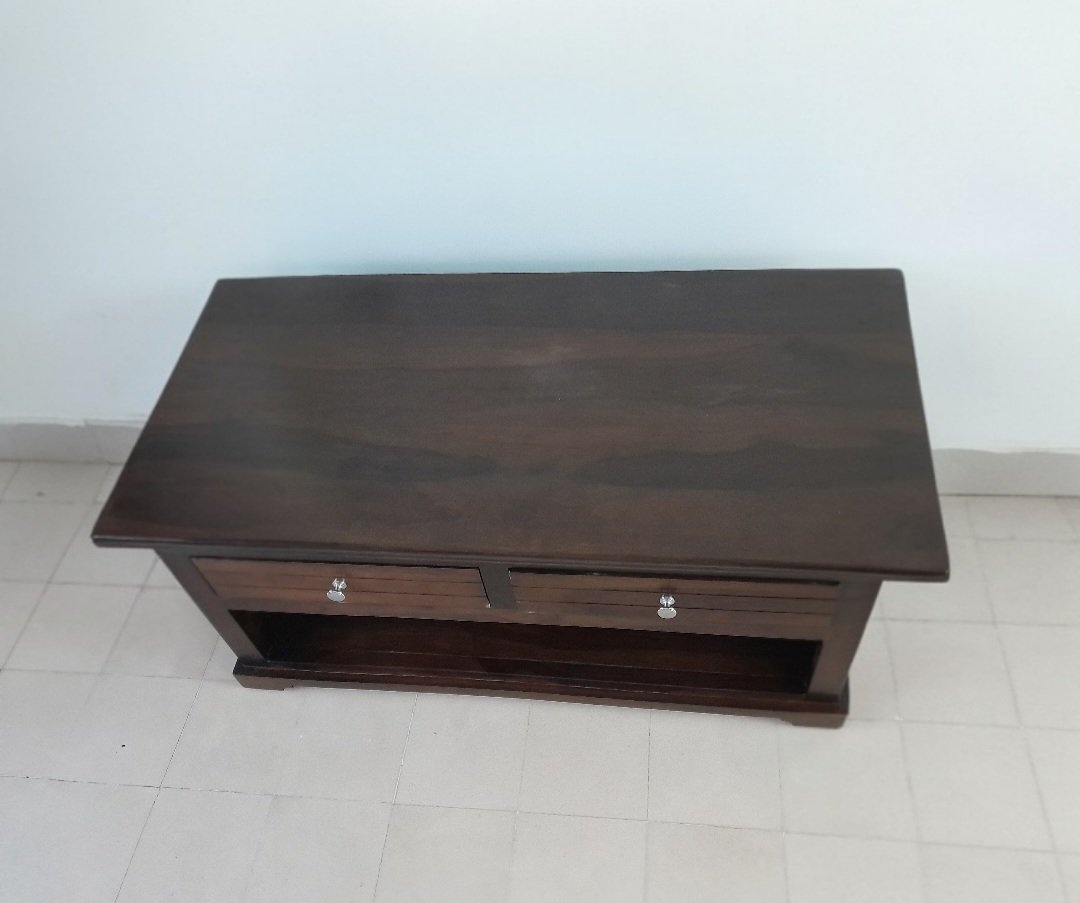 Rupe soild wood Coffee Table(walnut finish) photo review