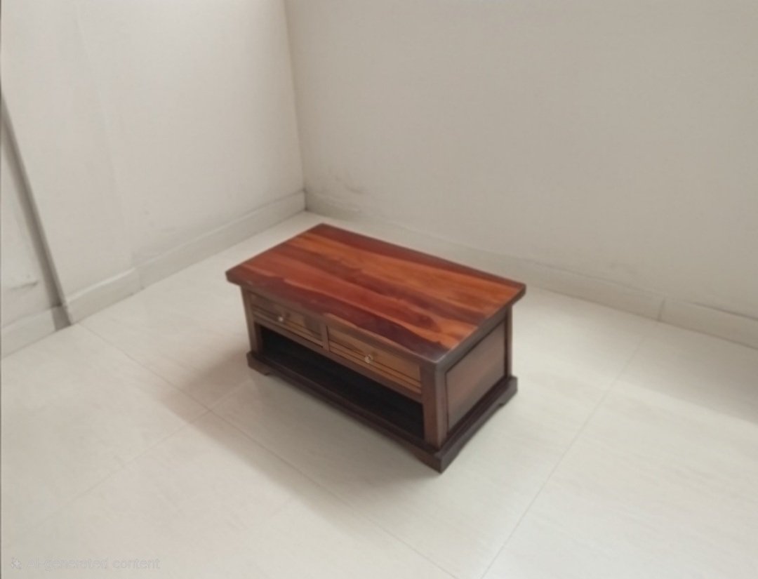 Rupe soild wood Coffee Table(walnut finish) photo review