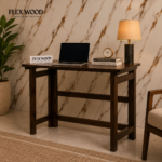 Hanter Foldable Study Table(walnut finish)