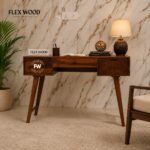 Benzon Solid wood Study Table(Honey finish)