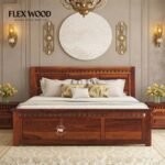 Wooden Modern Storage Bed