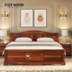 Wooden Modern Storage Bed