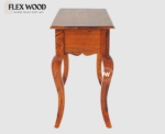 Harry Two Drawer Study and Laptop Table (honey finish) - Image 7
