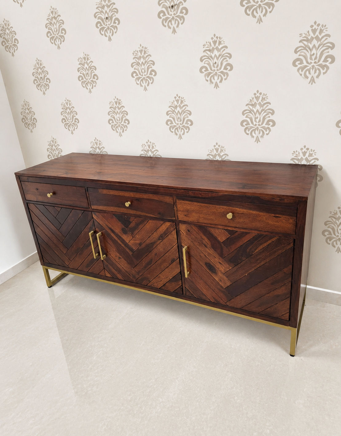 Jett cabinet and sideboard (walnut finish) photo review