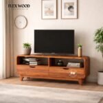Wood Sideboard Low Height TV Unit