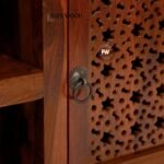 Flexwood Solid Sheesham Wood Tv Unit(honey finish) - Image 4