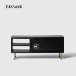 Flexwood modern  TV Cabinet( black finish) - Image 3