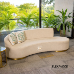 3 Seater Curved Sofa - Image 3