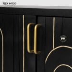 Flexwood modern  TV Cabinet( black finish) - Image 7