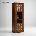Flexwood  Solid Wood Bookshelf(honey finish) - Image 2