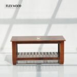 Sheesham Wood Coffee Table - Honey Finish