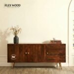 Flexwood modern Sideboard ( dark brown)