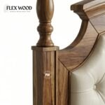 Classic Solid Wood Bed - Image 7