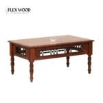 Solid Sheesham Wood Coffee Table(honey finish) - Image 2