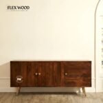 Flexwood modern Sideboard ( dark brown) - Image 2