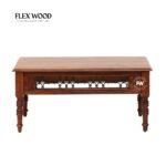 Solid Sheesham Wood Coffee Table(honey finish)