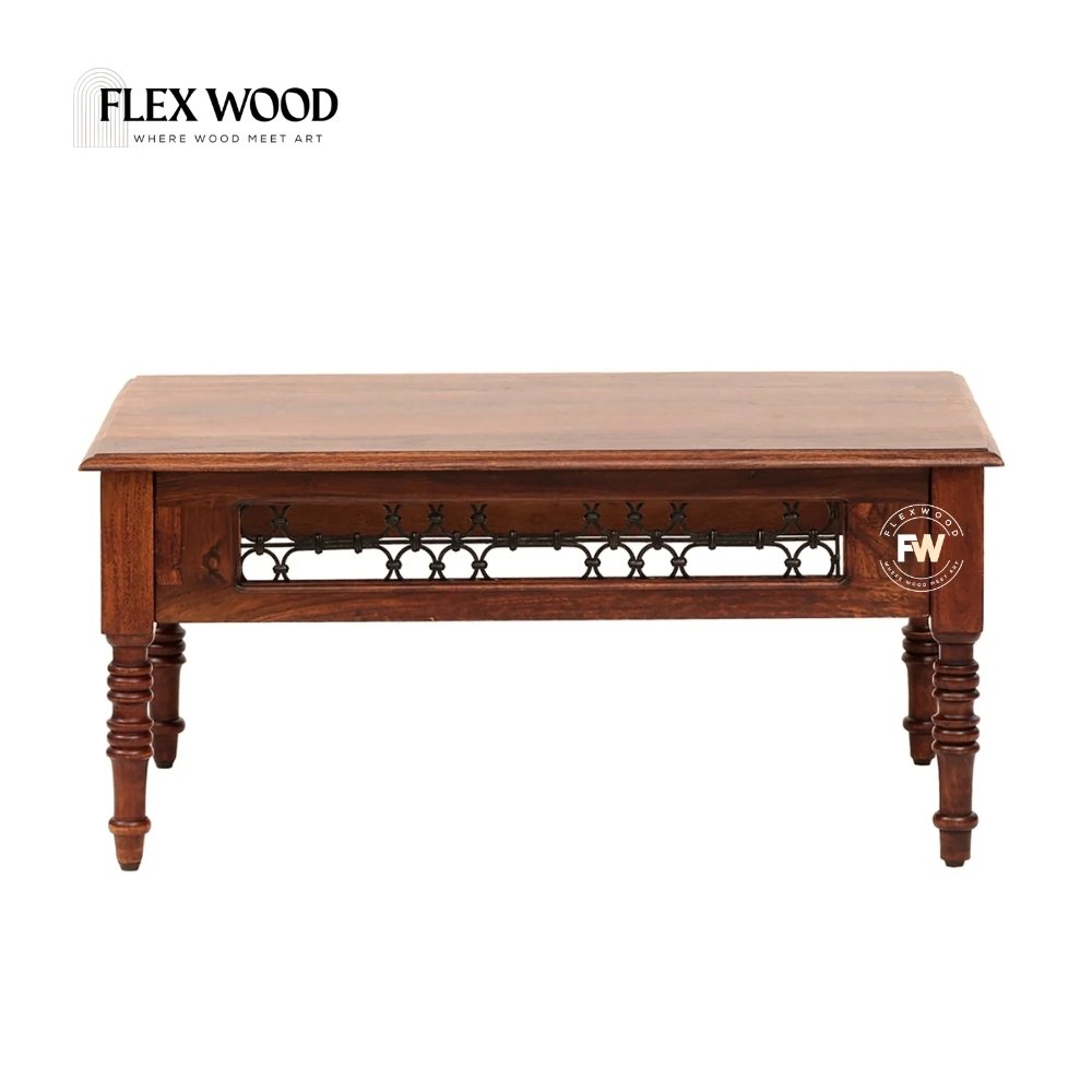 15 Solid Sheesham Wood Coffee Table(honey finish) - Image 1