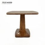 Flexwood solid wood 6 Seater Dining Table( brown finish) - Image 3