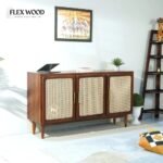 Flexwood Solid Wood Sideboard in (Honey Finish) - Image 2