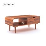 Wood Rectangle Coffee Table - Image 3