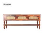 Finish Handmade Vintage Wooden TV Stand for Home - Image 2