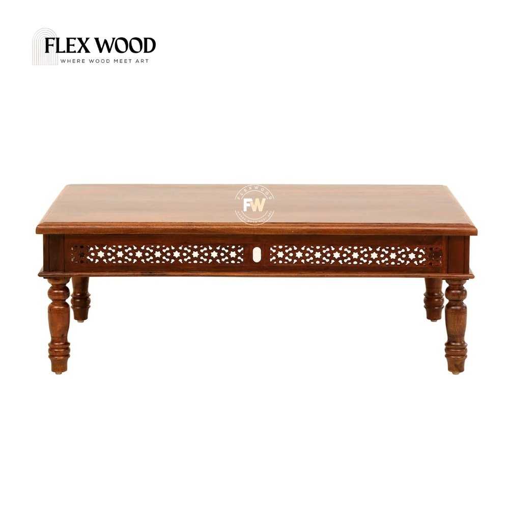 2 Solid Sheesham Wood Large Coffee Table - Image 1