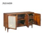 Flexwood Solid Wood Sideboard in (Honey Finish) - Image 5