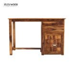 Morse Sheesham Wood Study Table in (Teak Finish) - Image 2