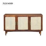 Flexwood Solid Wood Sideboard in (Honey Finish) - Image 3