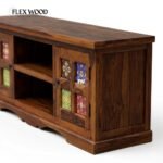 Solid Wood Media Console - Image 4