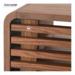 Flexwood Teak Wood Coffee Table with Polished - Image 5