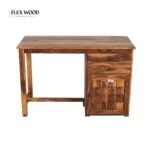 Morse Sheesham Wood Study Table in (Teak Finish) - Image 4