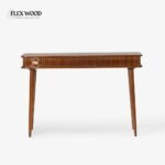 Flexwood modern Console Table (brown finish) - Image 4