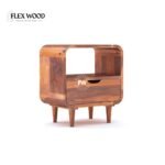 Flexwood  Bedside Table (Honey Finish) - Image 4