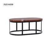Flexwood Solid Sheesham Wood  flecNesting Coffee Table Set Of 2 - Image 7