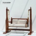 Sheesham Wood Indoor Swing (Jhula) with Cushion - Image 2