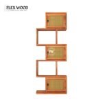 Wood 5-Layer Ladder Bookshelf - Image 2