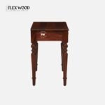 Sheesham Wood Writing Table In Honey Oak Finish - Image 5