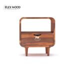Flexwood  Bedside Table (Honey Finish) - Image 2