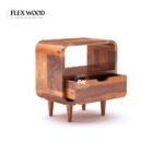 Flexwood  Bedside Table (Honey Finish) - Image 3