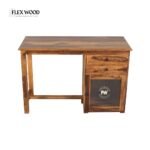 Henry Sheesham Wood Study Table in (Teak Finish) - Image 3