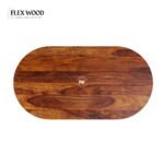 Flexwood Solid Sheesham Wood  flecNesting Coffee Table Set Of 2 - Image 3