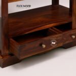 Flexwood boho  Bookshelf(walnut finish) - Image 4