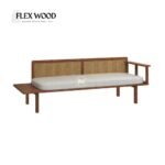 3 Seater Wooden Bench - Image 7